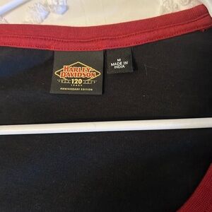 Harley-Davidson 120th Anniversary Black and Red Tee